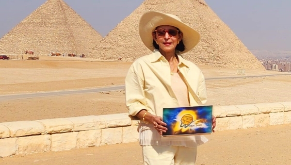 Khufu, Khafre y Menkaure at Giza Pyramids, Egypt