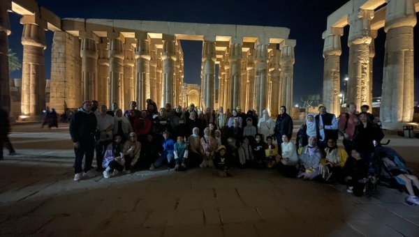 Luxor Temple at Night