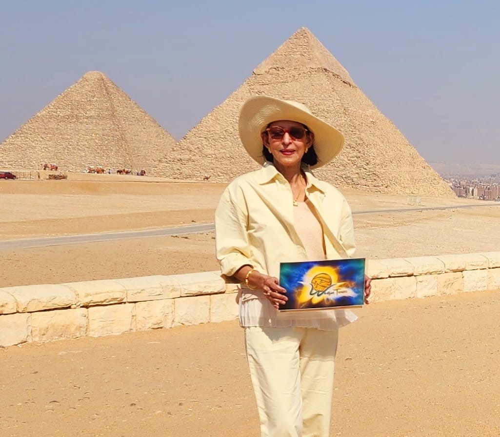 Khufu, Khafre y Menkaure at Giza Pyramids, Egypt